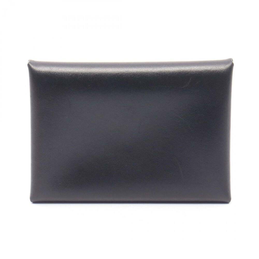 Hermes Calvi Duo Wallet/Coin Purse, Calfskin (Cowhide), Box Calf Leather, Wom... - Picture 1 of 10